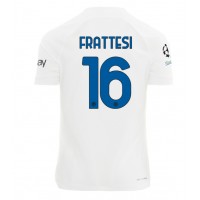 Inter Milan Davide Frattesi #16 Vonkajší futbalový dres 2023-24 Krátky Rukáv